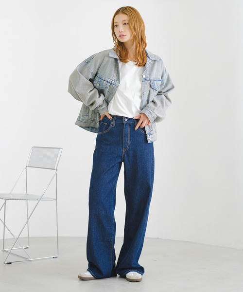 Levi's（リーバイス）の「Levi's/リーバイス 90S トラッカージャケット（デニムジャケット・レディース・グレー・XS/S/M）」の20枚目の写真