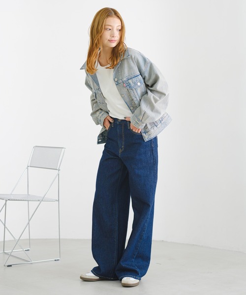 Levi's（リーバイス）の「Levi's/リーバイス 90S トラッカージャケット（デニムジャケット・レディース・グレー・XS/S/M）」の19枚目の写真