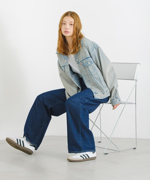 Levi's（リーバイス）の「Levi's/リーバイス 90S トラッカージャケット（デニムジャケット・レディース・グレー・XS/S/M）」の16枚目の写真