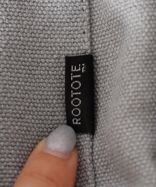 ROOTOTE(ルートート)の「ROOTOTE リサイクルコットントート(トートバッグ・メンズ・ラベンダー/カーキ/アイボリー/ターコイズブルー/ブルー/グレー/ブラック/グリーン・FREE)」の13枚目の写真