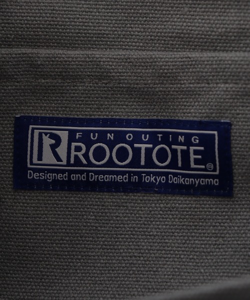 ROOTOTE(ルートート)の「ROOTOTE リサイクルコットントート(トートバッグ・メンズ・ラベンダー/カーキ/アイボリー/ターコイズブルー/ブルー/グレー/ブラック/グリーン・FREE)」の19枚目の写真