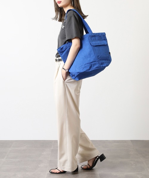 ROOTOTE(ルートート)の「ROOTOTE リサイクルコットントート(トートバッグ・メンズ・ラベンダー/カーキ/アイボリー/ターコイズブルー/ブルー/グレー/ブラック/グリーン・FREE)」の11枚目の写真