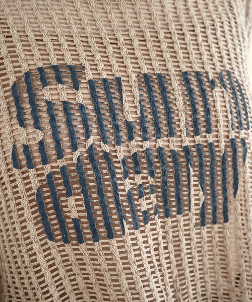 CECIL McBEE（セシルマクビー）の「裏地付きメッシュロゴバルーンタンク（タンクトップ・レディース・モカ/アイボリー/ブラック・MEDIUM）」の18枚目の写真