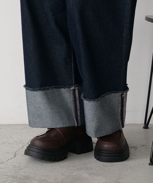 forksy.（フォルクシー）の「【forksy.】ボリュームソールバックルベルトローファー（ローファー・レディース・ブラック/ブラウン・L/M）」の13枚目の写真