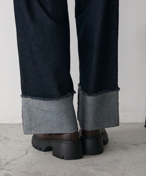 forksy.（フォルクシー）の「【forksy.】ボリュームソールバックルベルトローファー（ローファー・レディース・ブラック/ブラウン・L/M）」の15枚目の写真