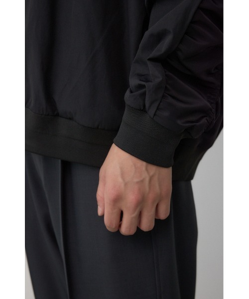 AZUL by moussy（アズールバイマウジー）の「シャツドッキングブルゾン（ブルゾン・メンズ・ブラック系その他/ブラック・LARGE/MEDIUM）」の9枚目の写真