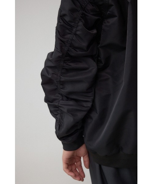 AZUL by moussy（アズールバイマウジー）の「シャツドッキングブルゾン（ブルゾン・メンズ・ブラック系その他/ブラック・LARGE/MEDIUM）」の10枚目の写真