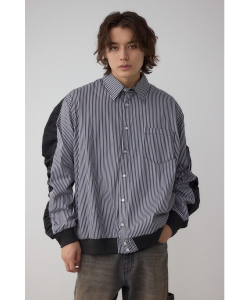 セール】シャツドッキングブルゾン（ブルゾン）｜AZUL BY MOUSSY