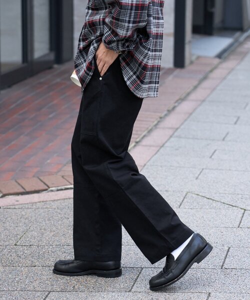 CIAOPANIC TYPY（チャオパニックティピー）の「【履き心地◎】ロングシーズン/ダブルニーワークペインターパンツ（その他パンツ・メンズ・ブラウン/チャコールグレー/ブラック・MEDIUM/LARGE）」の5枚目の写真