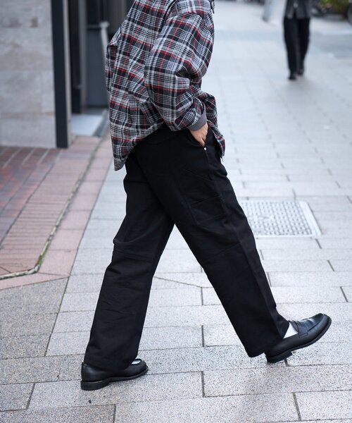 CIAOPANIC TYPY（チャオパニックティピー）の「【履き心地◎】ロングシーズン/ダブルニーワークペインターパンツ（その他パンツ・メンズ・ブラウン/チャコールグレー/ブラック・MEDIUM/LARGE）」の6枚目の写真