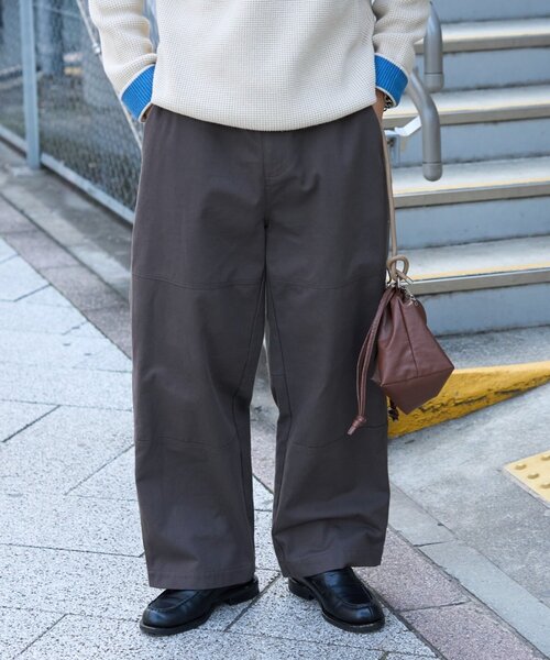 CIAOPANIC TYPY（チャオパニックティピー）の「【履き心地◎】ロングシーズン/ダブルニーワークペインターパンツ（その他パンツ・メンズ・ブラウン/チャコールグレー/ブラック・MEDIUM/LARGE）」の8枚目の写真