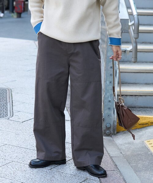 CIAOPANIC TYPY（チャオパニックティピー）の「【履き心地◎】ロングシーズン/ダブルニーワークペインターパンツ（その他パンツ・メンズ・ブラウン/チャコールグレー/ブラック・MEDIUM/LARGE）」の9枚目の写真