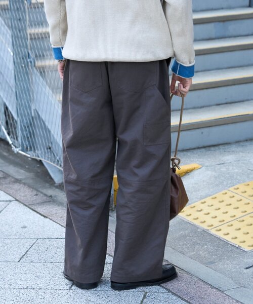 CIAOPANIC TYPY（チャオパニックティピー）の「【履き心地◎】ロングシーズン/ダブルニーワークペインターパンツ（その他パンツ・メンズ・ブラウン/チャコールグレー/ブラック・MEDIUM/LARGE）」の10枚目の写真