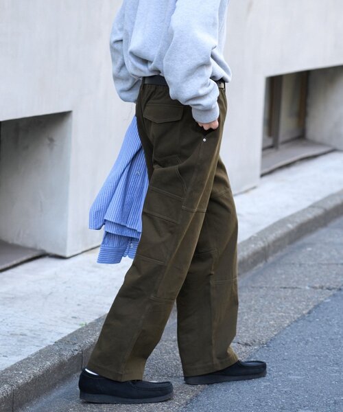 CIAOPANIC TYPY（チャオパニックティピー）の「【履き心地◎】ロングシーズン/ダブルニーワークペインターパンツ（その他パンツ・メンズ・ブラウン/チャコールグレー/ブラック・MEDIUM/LARGE）」の18枚目の写真