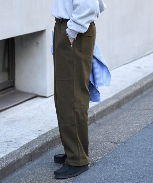 CIAOPANIC TYPY（チャオパニックティピー）の「【履き心地◎】ロングシーズン/ダブルニーワークペインターパンツ（その他パンツ・メンズ・ブラウン/チャコールグレー/ブラック・MEDIUM/LARGE）」の19枚目の写真