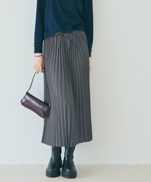 coca(coca)(コカ)の「プリーツフレアスカート(スカート・レディース・チャコール/ブラック・L/M)」の20枚目の写真