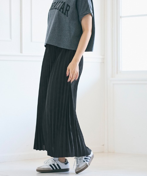 coca(coca)(コカ)の「プリーツフレアスカート(スカート・レディース・チャコール/ブラック・L/M)」の12枚目の写真