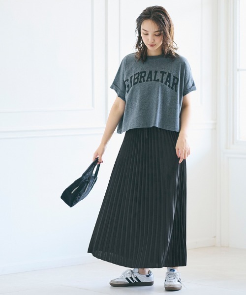 coca(coca)(コカ)の「プリーツフレアスカート(スカート・レディース・チャコール/ブラック・L/M)」の13枚目の写真