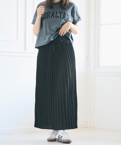 coca(coca)(コカ)の「プリーツフレアスカート(スカート・レディース・チャコール/ブラック・L/M)」の16枚目の写真