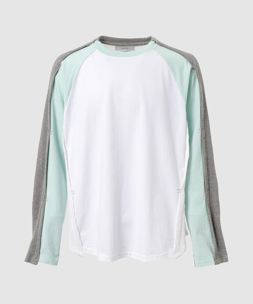 FACETASM（ファセッタズム）の「LAYERD LONG TEE（Tシャツ/カットソー・メンズ・ホワイト系その他2/ホワイト系その他・3/4）」の2枚目の写真