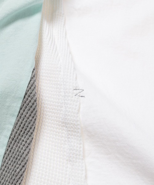 FACETASM（ファセッタズム）の「LAYERD LONG TEE（Tシャツ/カットソー・メンズ・ホワイト系その他2/ホワイト系その他・3/4）」の8枚目の写真