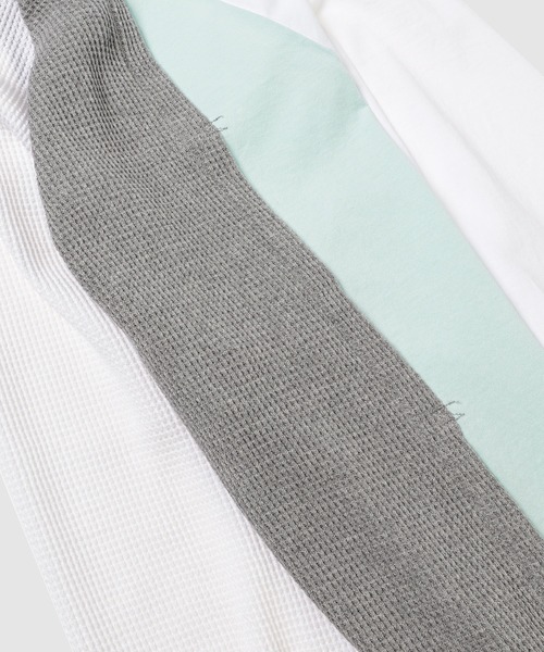 FACETASM（ファセッタズム）の「LAYERD LONG TEE（Tシャツ/カットソー・メンズ・ホワイト系その他2/ホワイト系その他・3/4）」の9枚目の写真