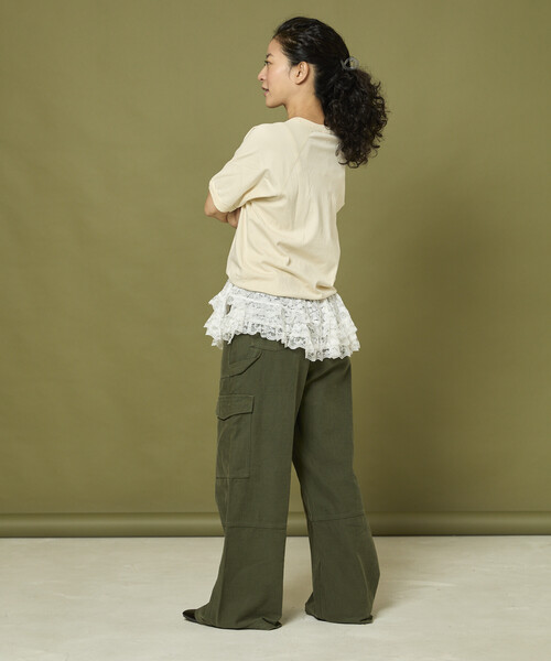 セール】Freada/フリーダ インド レースブラウス ＆ レイヤード ヒップ