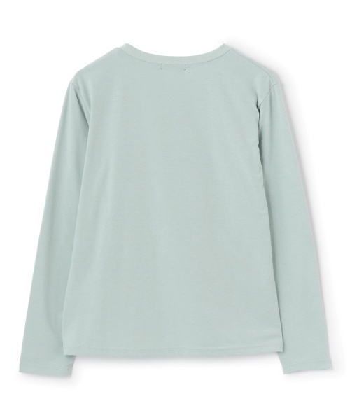 by LOVEiT（バイラビット）の「長袖ロゴTシャツ（Tシャツ/カットソー・キッズ・ブルーグレー/オフホワイト/ピンク/チャコール・130cm/140cm/150cm/120cm/160cm）」の8枚目の写真