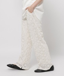 niko and... | ストレッチ柔らかレースパンツ(その他パンツ)
