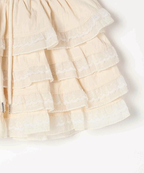 3.3 Field Trip （3.3フィールドトリップ）の「3.3 Field Trip／レースDフリルショートパンツ（その他パンツ・レディース・アイボリー/ブラック・FREE）」の22枚目の写真