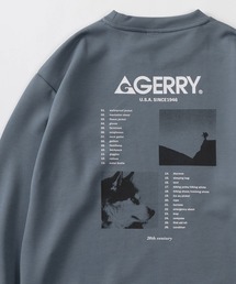 【70】【GERRY/ジェリー】ワンポイントロゴ&バックプリント ダンボールニット スウェット