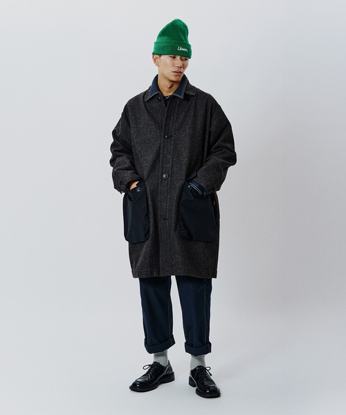 UNION（ユニオン）の「UNION TOKYO  ROOSEVELT TRENCH ユニオントーキョー（トレンチコート・メンズ・ネイビー/ブラック・L/M/XL）」の4枚目の写真