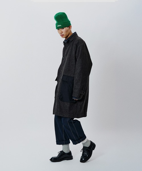 UNION（ユニオン）の「UNION TOKYO  ROOSEVELT TRENCH ユニオントーキョー（トレンチコート・メンズ・ネイビー/ブラック・L/M/XL）」の5枚目の写真