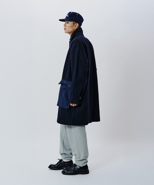 UNION（ユニオン）の「UNION TOKYO  ROOSEVELT TRENCH ユニオントーキョー（トレンチコート・メンズ・ネイビー/ブラック・L/M/XL）」の8枚目の写真