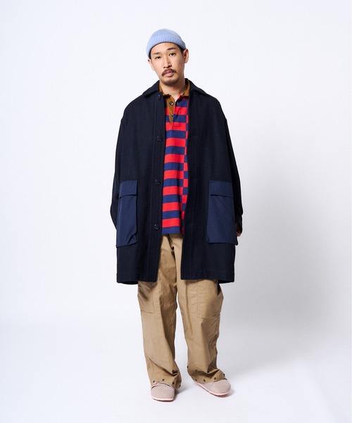 UNION（ユニオン）の「UNION TOKYO  ROOSEVELT TRENCH ユニオントーキョー（トレンチコート・メンズ・ネイビー/ブラック・L/M/XL）」の21枚目の写真
