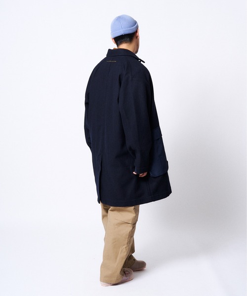 UNION（ユニオン）の「UNION TOKYO  ROOSEVELT TRENCH ユニオントーキョー（トレンチコート・メンズ・ネイビー/ブラック・L/M/XL）」の22枚目の写真