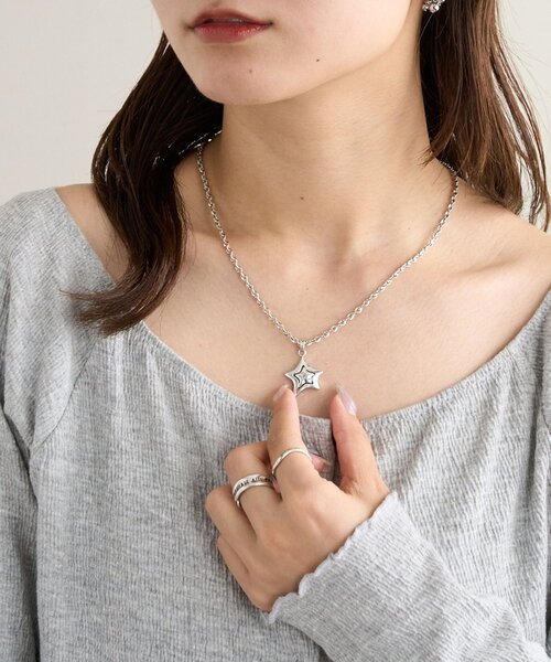 DISCOAT（ディスコート）の「【GOLDY】ニュアンススタートップネックレス（ネックレス・レディース・シルバー系その他/ゴールド/シルバー・FREE）」の4枚目の写真