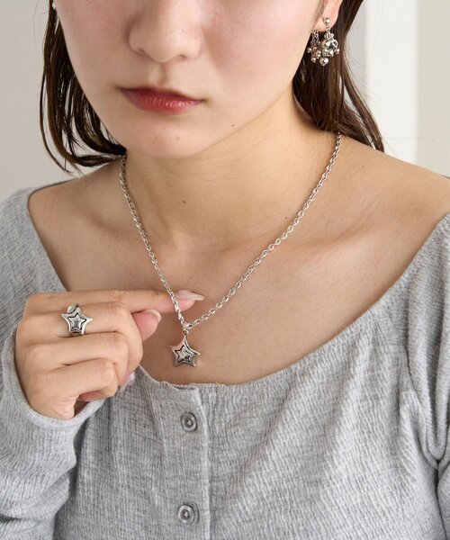 DISCOAT（ディスコート）の「【GOLDY】ニュアンススタートップネックレス（ネックレス・レディース・シルバー系その他/ゴールド/シルバー・FREE）」の6枚目の写真