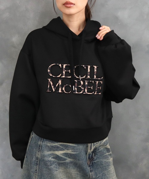 CECIL McBEE（セシルマクビー）の「エンボスロゴパーカー（パーカー・レディース・アイボリー/グレー/ブラック・MEDIUM/LARGE）」の20枚目の写真
