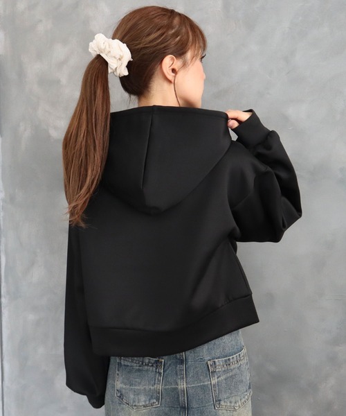 CECIL McBEE（セシルマクビー）の「エンボスロゴパーカー（パーカー・レディース・アイボリー/グレー/ブラック・MEDIUM/LARGE）」の18枚目の写真