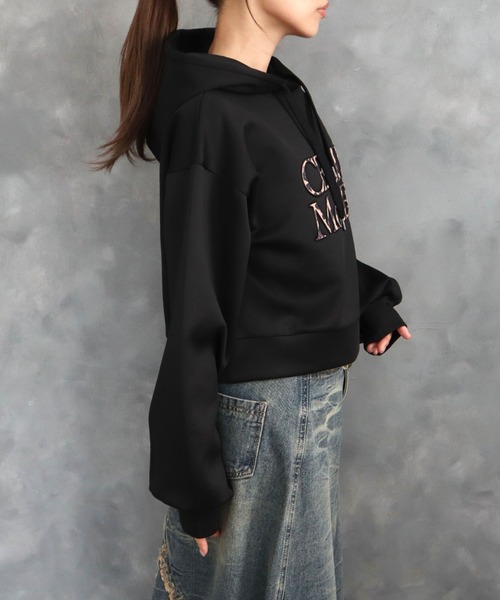 CECIL McBEE（セシルマクビー）の「エンボスロゴパーカー（パーカー・レディース・アイボリー/グレー/ブラック・MEDIUM/LARGE）」の22枚目の写真