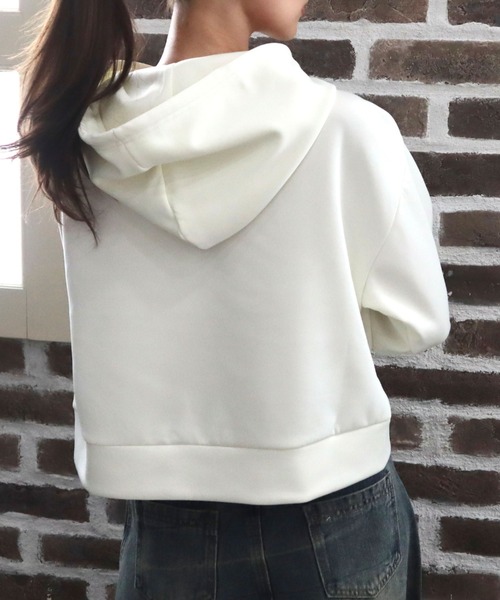 CECIL McBEE（セシルマクビー）の「エンボスロゴパーカー（パーカー・レディース・アイボリー/グレー/ブラック・MEDIUM/LARGE）」の10枚目の写真