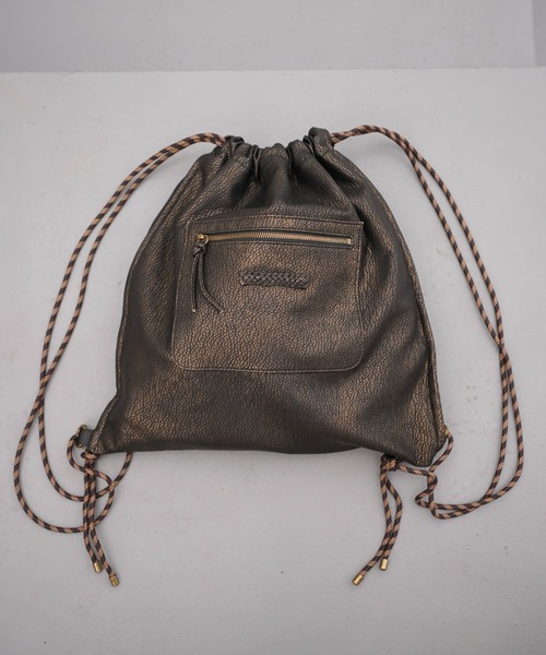 INTER FACTORY（インターファクトリー）の「emuniem by.ゆいか - 4wayビンテージナップサック（バックパック/リュック・レディース・ブラック・FREE）」の20枚目の写真