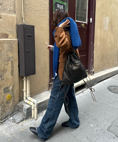 INTER FACTORY（インターファクトリー）の「emuniem by.ゆいか - 4wayビンテージナップサック（バックパック/リュック・レディース・ブラック・FREE）」の10枚目の写真