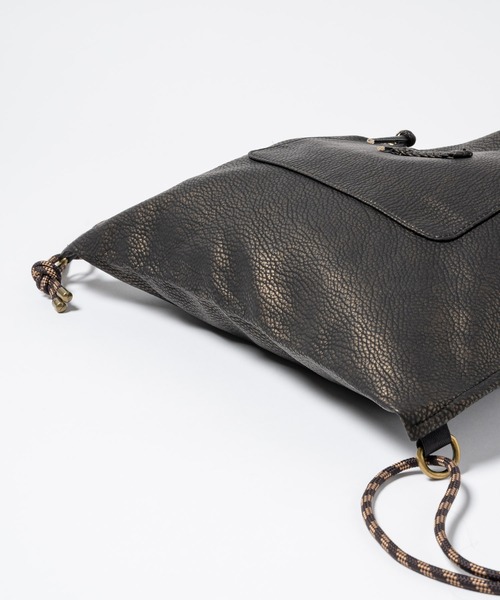 INTER FACTORY（インターファクトリー）の「emuniem by.ゆいか - 4wayビンテージナップサック（バックパック/リュック・レディース・ブラック・FREE）」の16枚目の写真