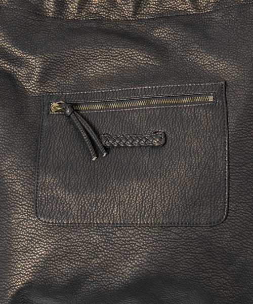 INTER FACTORY（インターファクトリー）の「emuniem by.ゆいか - 4wayビンテージナップサック（バックパック/リュック・レディース・ブラック・FREE）」の17枚目の写真