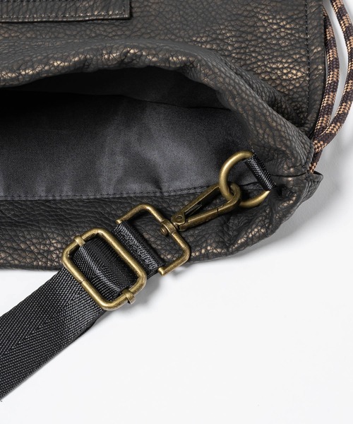 INTER FACTORY（インターファクトリー）の「emuniem by.ゆいか - 4wayビンテージナップサック（バックパック/リュック・レディース・ブラック・FREE）」の18枚目の写真