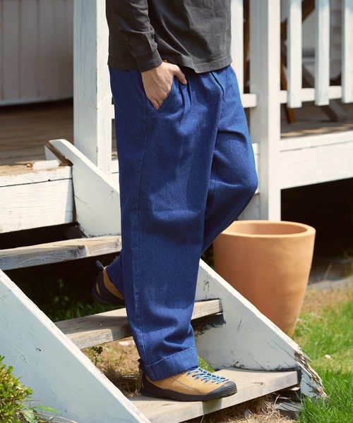 COBMASTER（コブマスター）の「COBMASTER/コブマスター　トラウザーワークパンツ（その他パンツ・メンズ・ライトインディゴブルー/ストライプ/カモフラージュ・LARGE/X-LARGE/MEDIUM）」の7枚目の写真