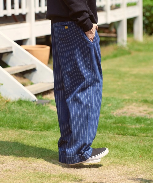 COBMASTER（コブマスター）の「COBMASTER/コブマスター　トラウザーワークパンツ（その他パンツ・メンズ・ライトインディゴブルー/ストライプ/カモフラージュ・LARGE/X-LARGE/MEDIUM）」の21枚目の写真