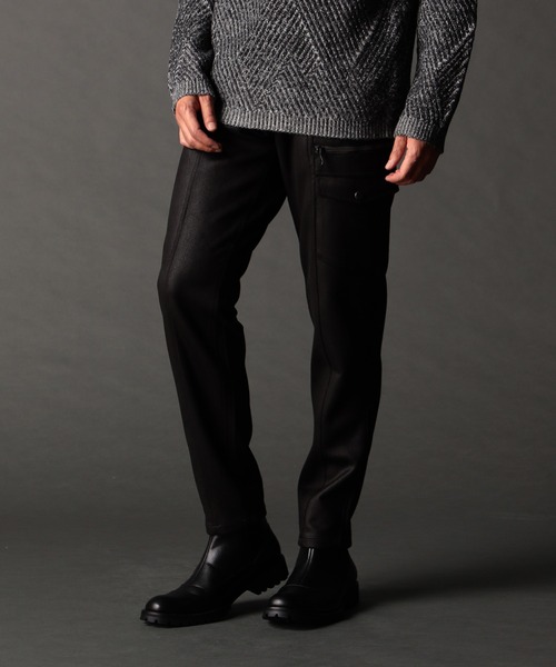 NICOLE CLUB FOR MEN（ニコルクラブフォーメン）の「ムラプリントカットソーカーゴパンツ（カーゴパンツ・メンズ・ブラック/ダークブラウン/ブラック系その他・X-LARGE/LARGE/MEDIUM/SMALL）」の3枚目の写真